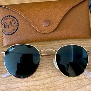Authentic Round Metal Classic Ray bans